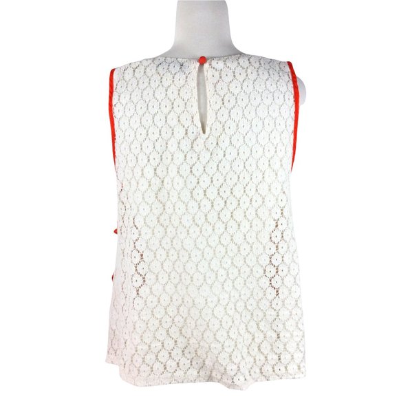 Anthropologie Ryu Cream/Peach Layered Tank, Medium - Picture 4 of 8